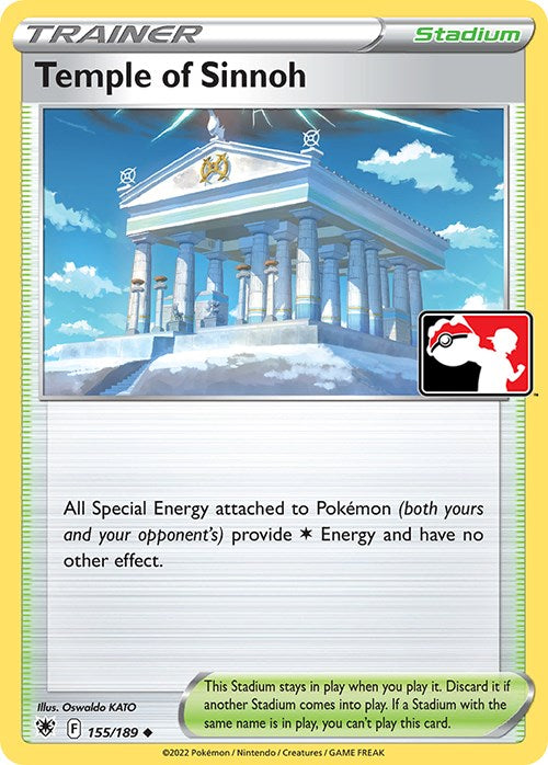 Temple of Sinnoh (155/189) [Prize Pack Series Three] | L.A. Mood Comics and Games