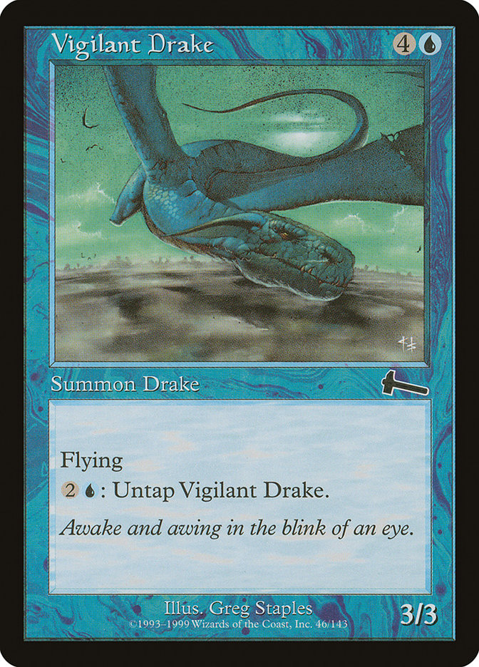 Vigilant Drake [Urza's Legacy] | L.A. Mood Comics and Games