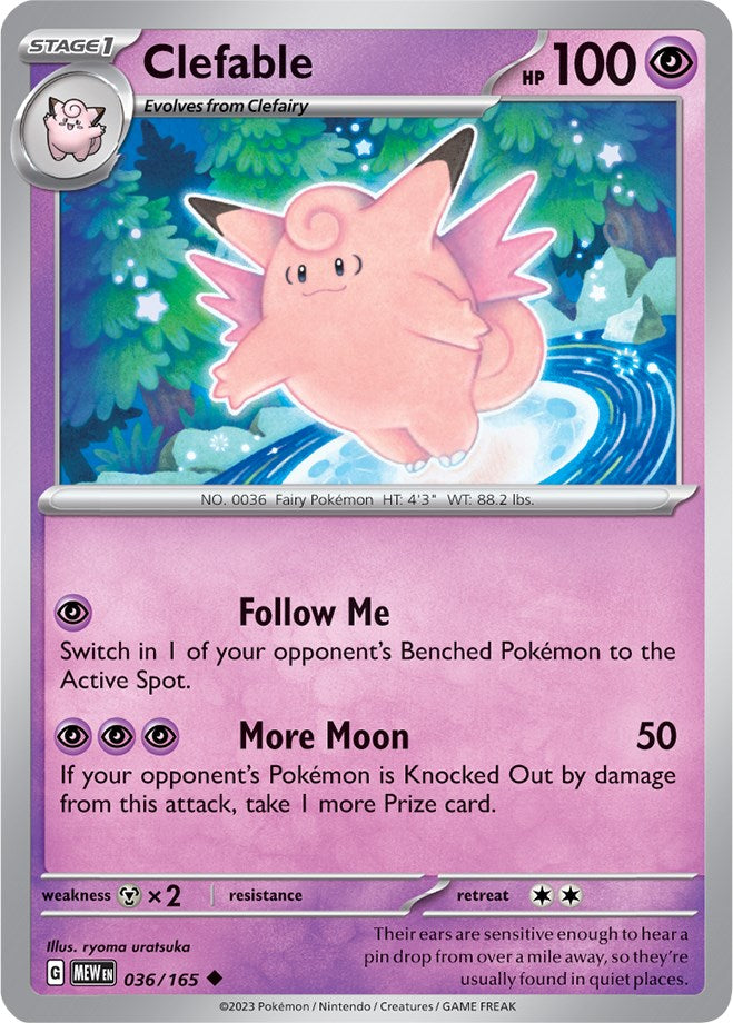 Clefable (036/165) [Scarlet & Violet 151] | L.A. Mood Comics and Games