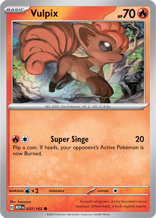 Vulpix (037/165) [Scarlet & Violet 151] | L.A. Mood Comics and Games