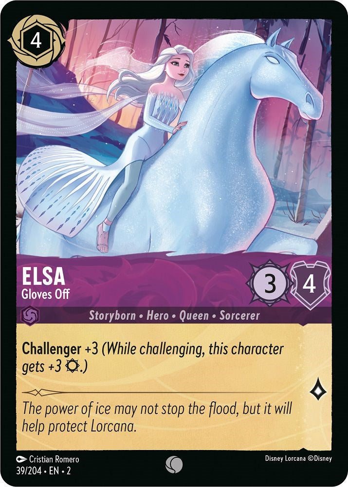 Elsa - Gloves Off (39/204) [Rise of the Floodborn] | L.A. Mood Comics and Games