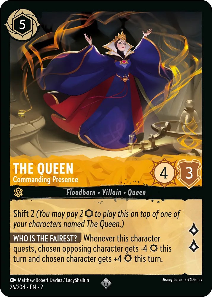 The Queen - Commanding Presence (26/204) [Rise of the Floodborn] | L.A. Mood Comics and Games
