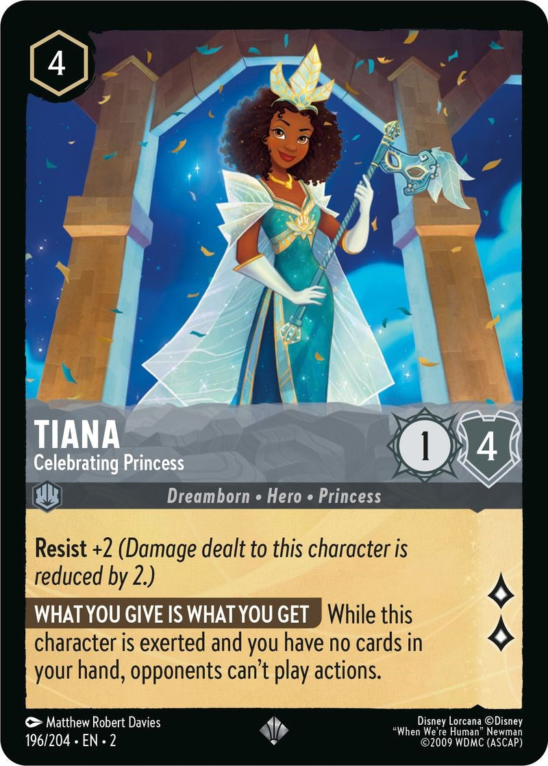 Tiana - Celebrating Princess (196/204) [Rise of the Floodborn] | L.A. Mood Comics and Games