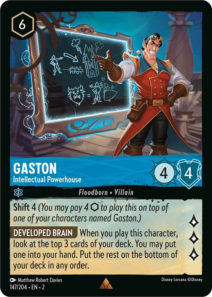 Gaston - Intellectual Powerhouse (147/204) [Rise of the Floodborn] | L.A. Mood Comics and Games