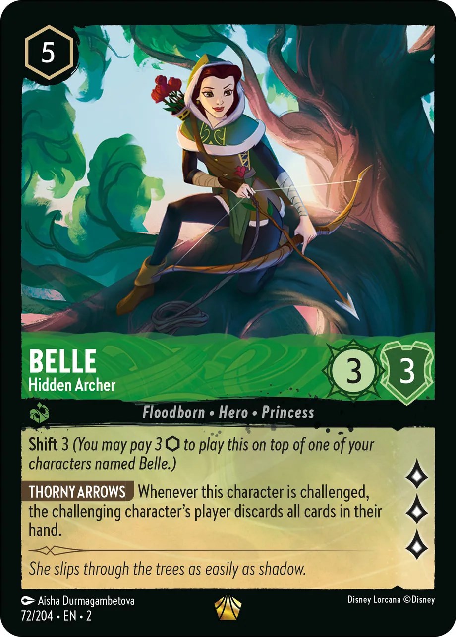 Belle - Hidden Archer (72/204) [Rise of the Floodborn] | L.A. Mood Comics and Games