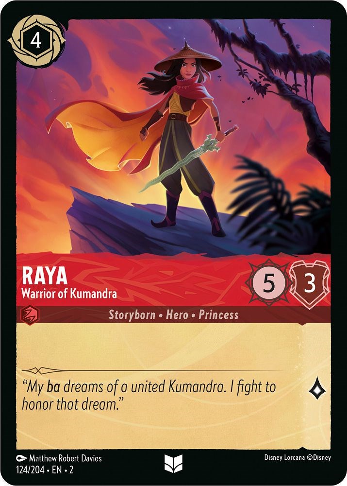 Raya - Warrior of Kumandra (124/204) [Rise of the Floodborn] | L.A. Mood Comics and Games