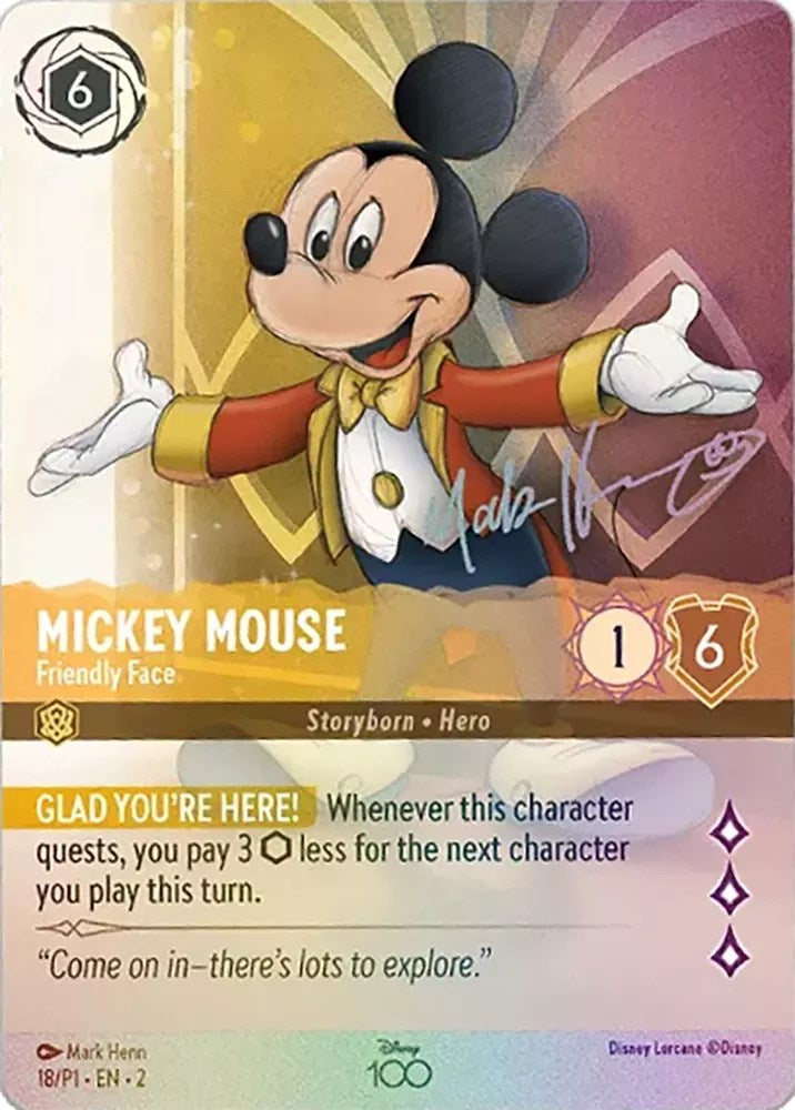 Mickey Mouse - Friendly Face (Enchanted) (18) [Disney100 Promos] | L.A. Mood Comics and Games