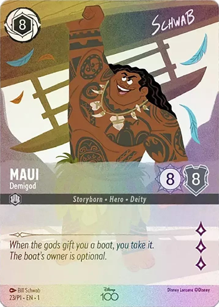 Maui - Demigod (Enchanted) (23) [Disney100 Promos] | L.A. Mood Comics and Games