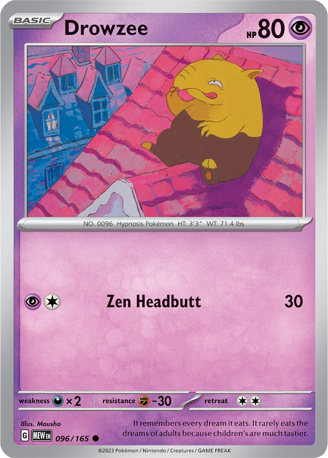 Drowzee (096/165) [Scarlet & Violet 151] | L.A. Mood Comics and Games