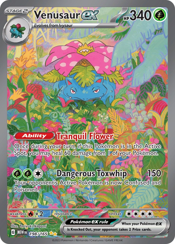 Venusaur ex (198/165) [Scarlet & Violet 151] | L.A. Mood Comics and Games