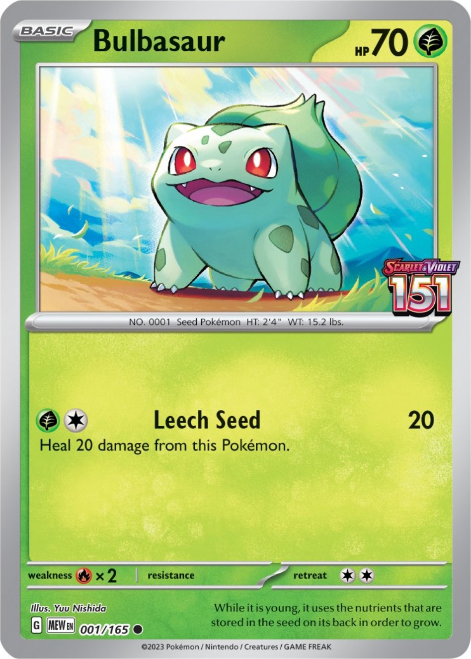 Bulbasaur (001/165) (Best Buy Exclusive) [Scarlet & Violet 151] | L.A. Mood Comics and Games