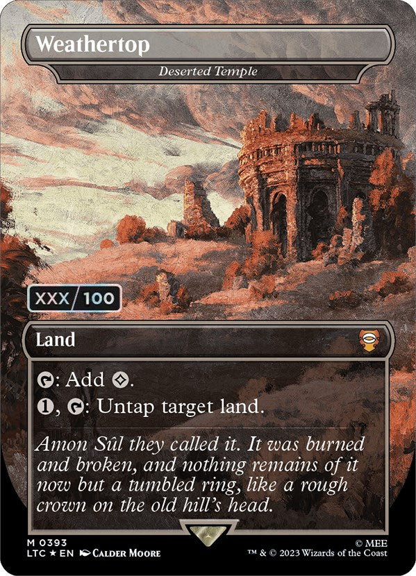 Weathertop - Deserted Temple (Serialized) [The Lord of the Rings: Tales of Middle-Earth Commander] | L.A. Mood Comics and Games