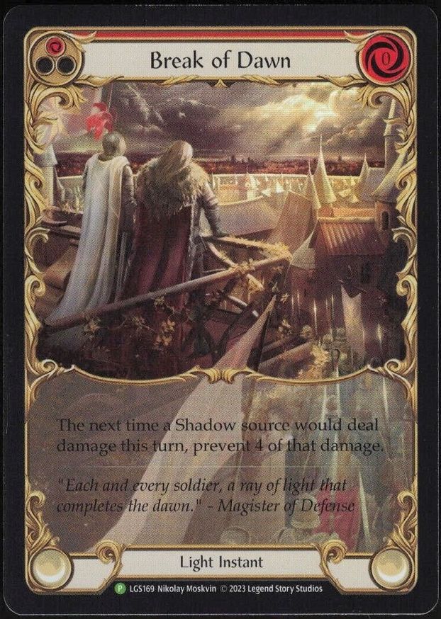 Break of Dawn (Red) [LGS169] (Promo)  Rainbow Foil | L.A. Mood Comics and Games