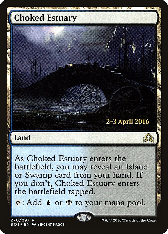 Choked Estuary [Shadows over Innistrad Prerelease Promos] | L.A. Mood Comics and Games
