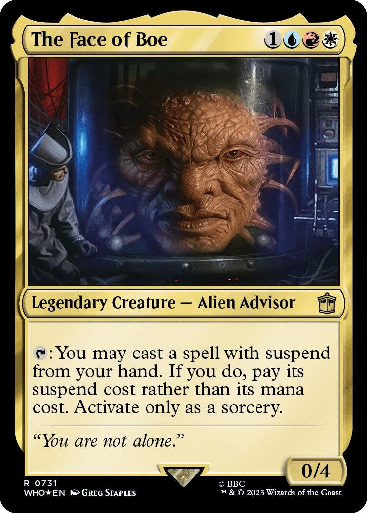 The Face of Boe (Surge Foil) [Doctor Who] | L.A. Mood Comics and Games