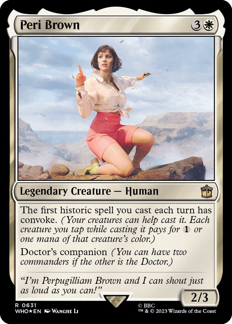 Peri Brown (Surge Foil) [Doctor Who] | L.A. Mood Comics and Games