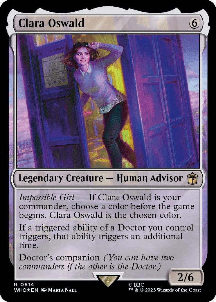 Clara Oswald (Surge Foil) [Doctor Who] | L.A. Mood Comics and Games