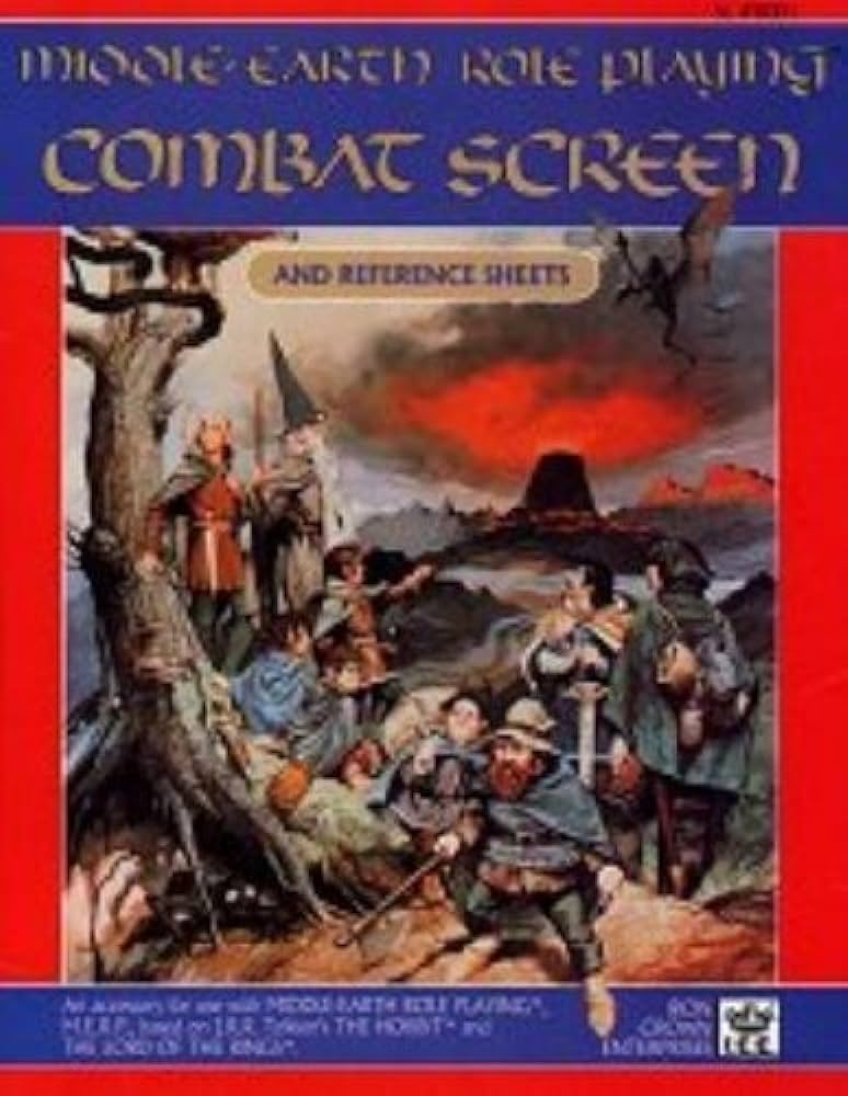 Middle-Earth RPG Combat Screen (USED MISSING ALL REFERENCE SHEETS) | L.A. Mood Comics and Games