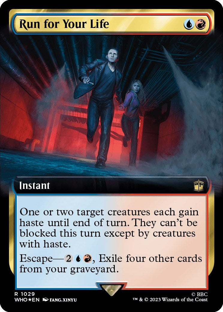 Run for Your Life (Extended Art) (Surge Foil) [Doctor Who] | L.A. Mood Comics and Games