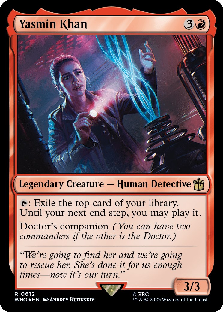 Yasmin Khan (Surge Foil) [Doctor Who] | L.A. Mood Comics and Games