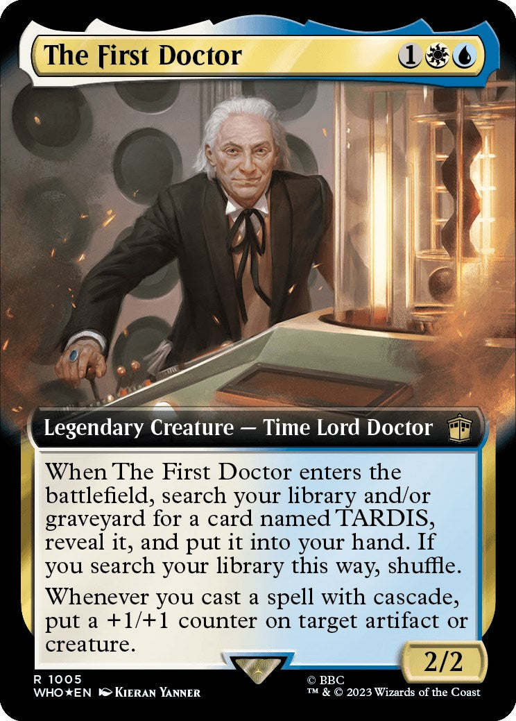 The First Doctor (Extended Art) (Surge Foil) [Doctor Who] | L.A. Mood Comics and Games
