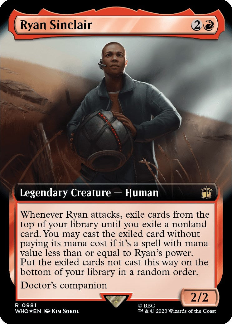 Ryan Sinclair (Extended Art) (Surge Foil) [Doctor Who] | L.A. Mood Comics and Games