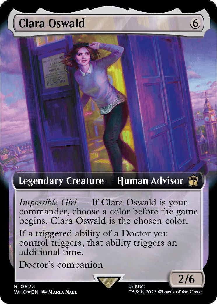Clara Oswald (Extended Art) (Surge Foil) [Doctor Who] | L.A. Mood Comics and Games
