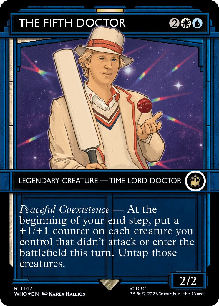 The Fifth Doctor (Showcase) (Surge Foil) [Doctor Who] | L.A. Mood Comics and Games