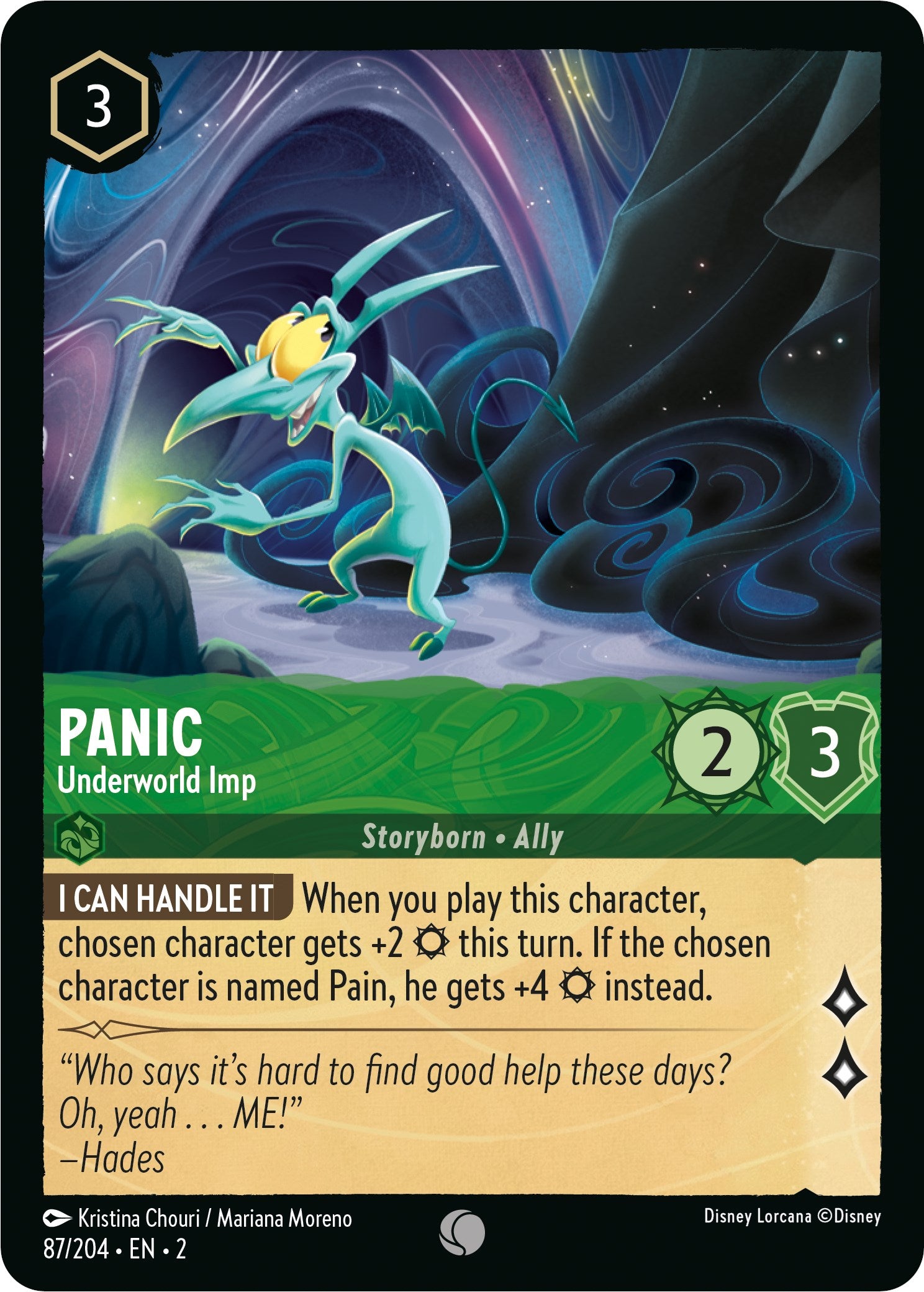 Panic - Underworld Imp (87/204) [Rise of the Floodborn] | L.A. Mood Comics and Games