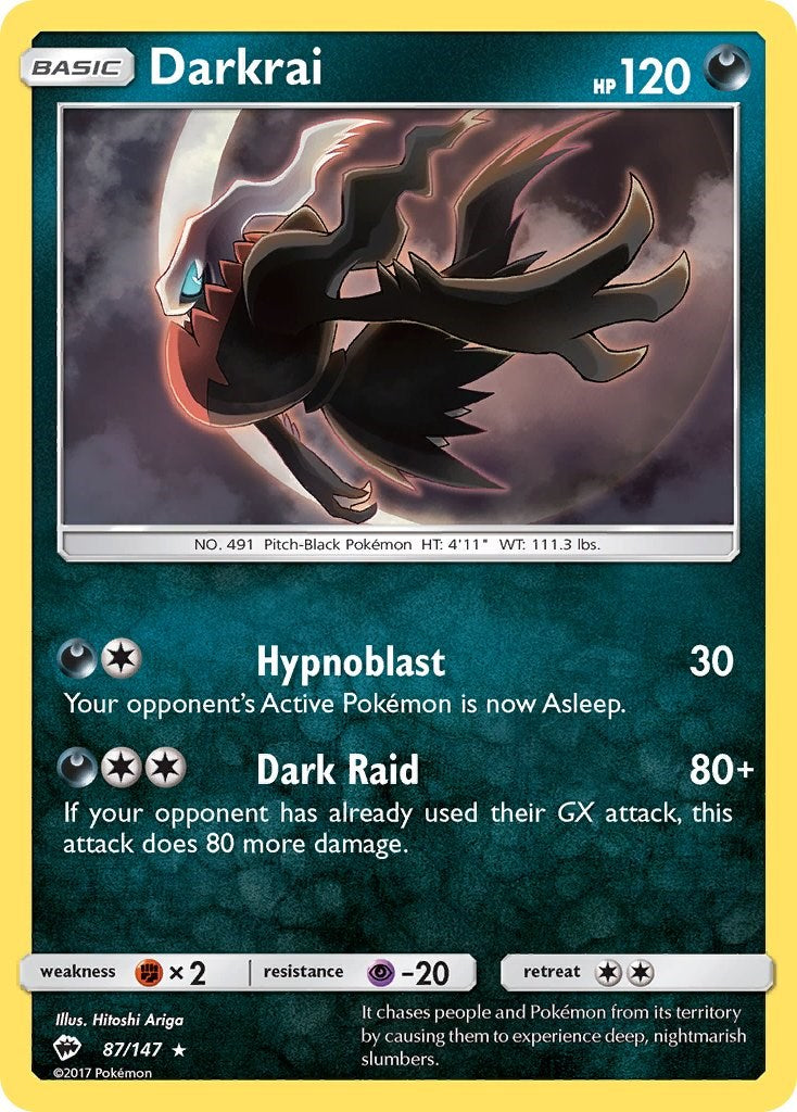 Darkrai (87/147) [Sun & Moon: Burning Shadows] | L.A. Mood Comics and Games