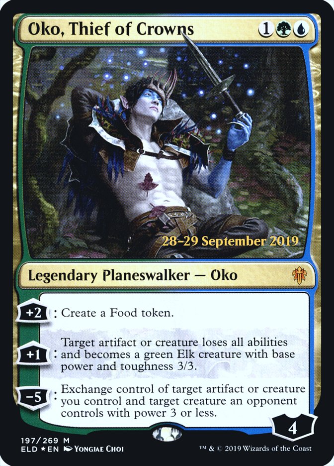 Oko, Thief of Crowns [Throne of Eldraine Prerelease Promos] | L.A. Mood Comics and Games