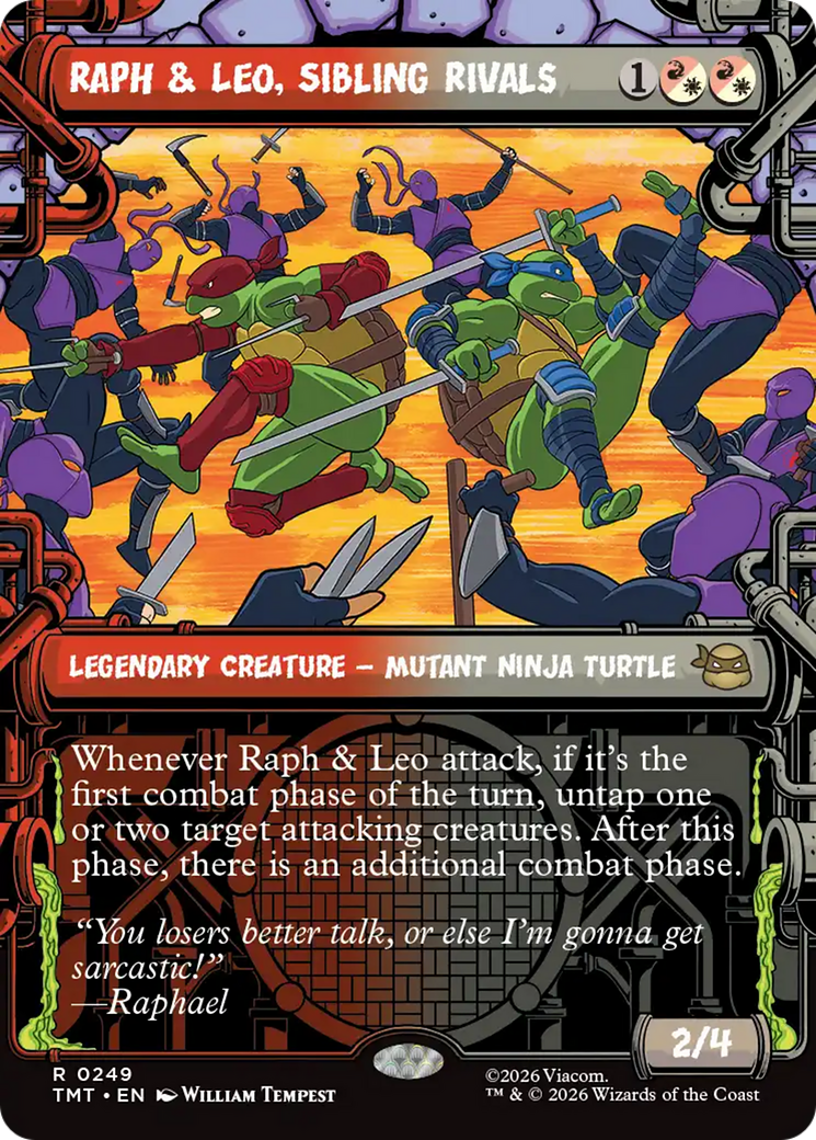 Raph & Leo, Sibling Rivals (Showcase) [Teenage Mutant Ninja Turtles] | L.A. Mood Comics and Games
