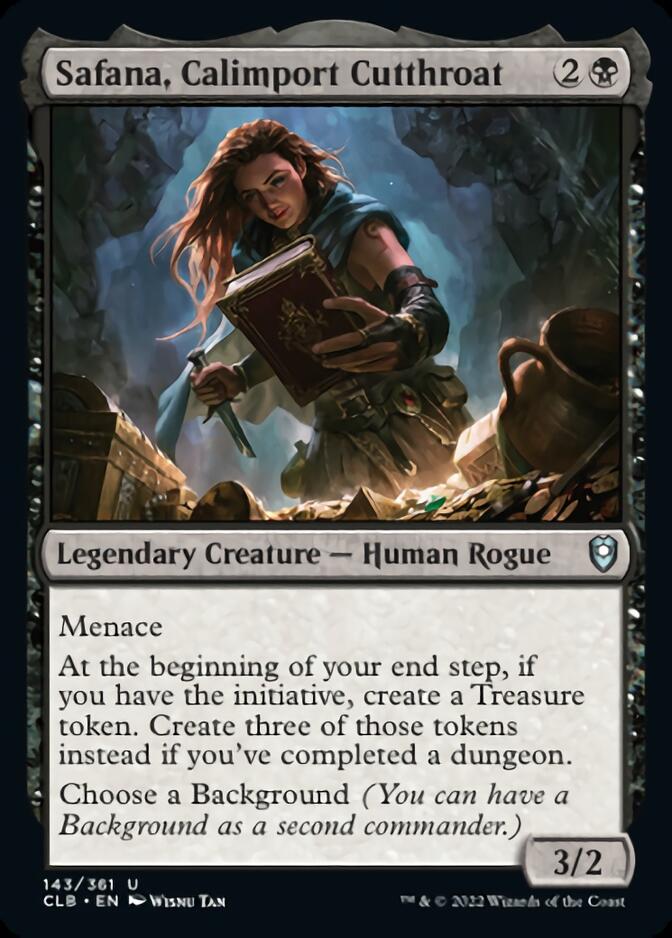 Safana, Calimport Cutthroat [Commander Legends: Battle for Baldur's Gate] | L.A. Mood Comics and Games