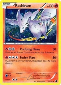 Reshiram (17/116) (Cosmos Holo) [Black & White: Plasma Freeze] | L.A. Mood Comics and Games