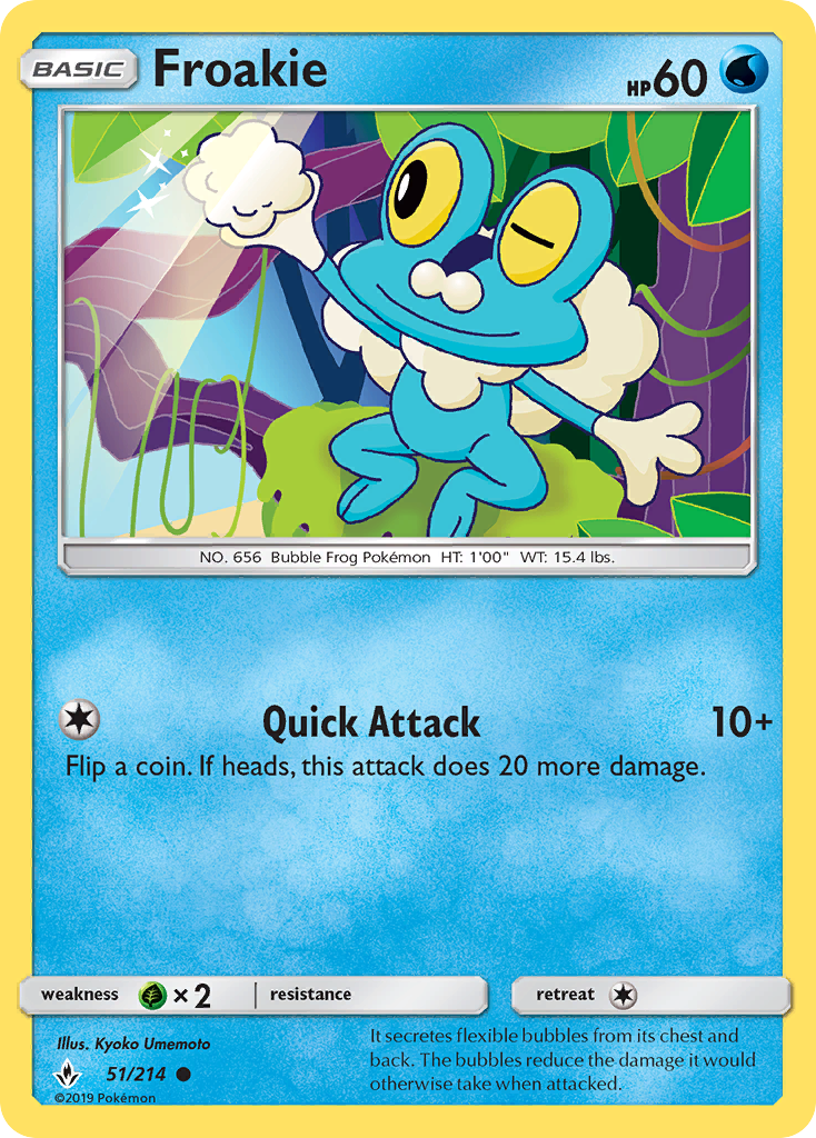 Froakie (51/214) [Sun & Moon: Unbroken Bonds] | L.A. Mood Comics and Games