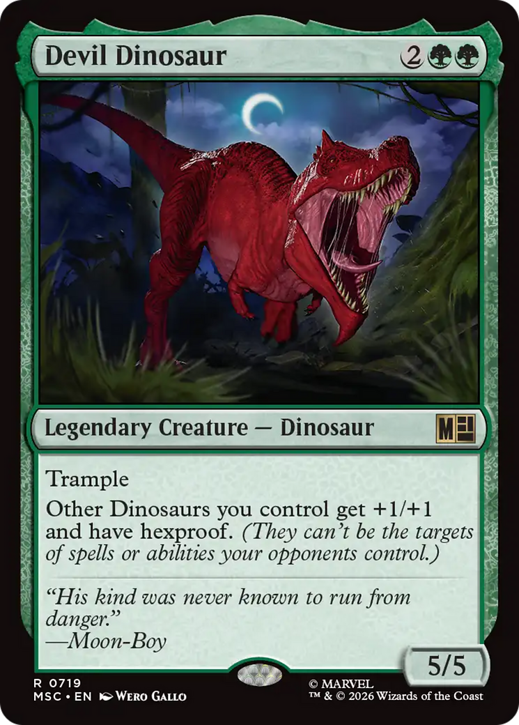 Devil Dinosaur [Marvel Super Heroes Commander] | L.A. Mood Comics and Games