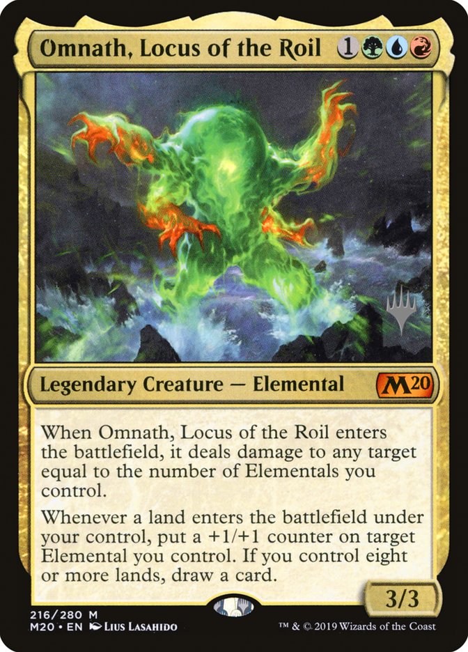 Omnath, Locus of the Roil (Promo Pack) [Core Set 2020 Promos] | L.A. Mood Comics and Games