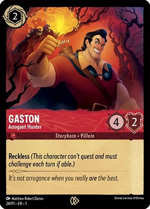 Gaston - Arrogant Hunter (24) [Promo Cards] | L.A. Mood Comics and Games