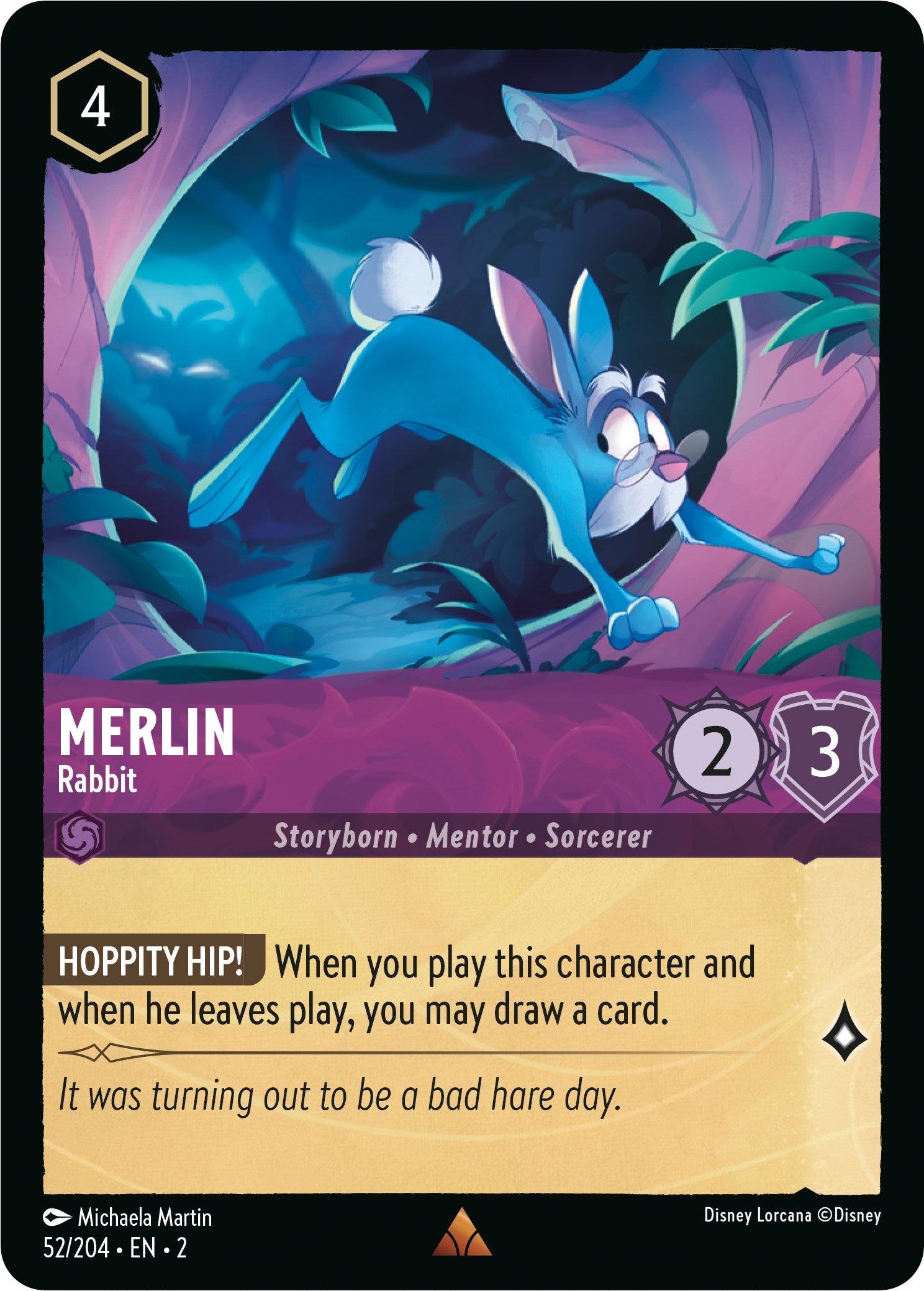 Merlin - Rabbit (52/204) [Rise of the Floodborn] | L.A. Mood Comics and Games