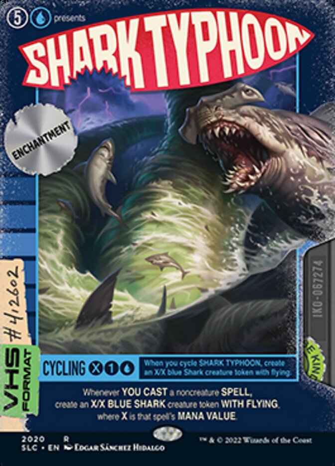 Shark Typhoon (Borderless Alternate Art) [Secret Lair Countdown Kit] | L.A. Mood Comics and Games