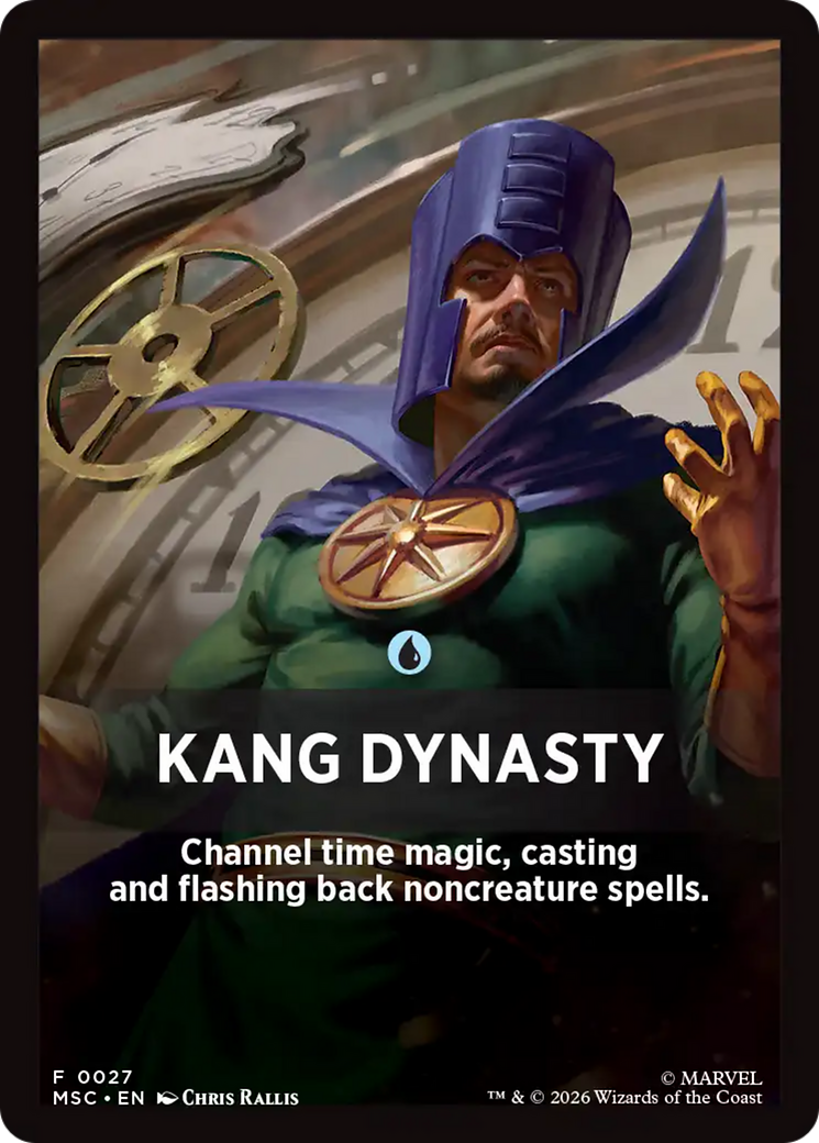 Kang Dynasty Theme Card [Marvel Super Heroes Commander] | L.A. Mood Comics and Games