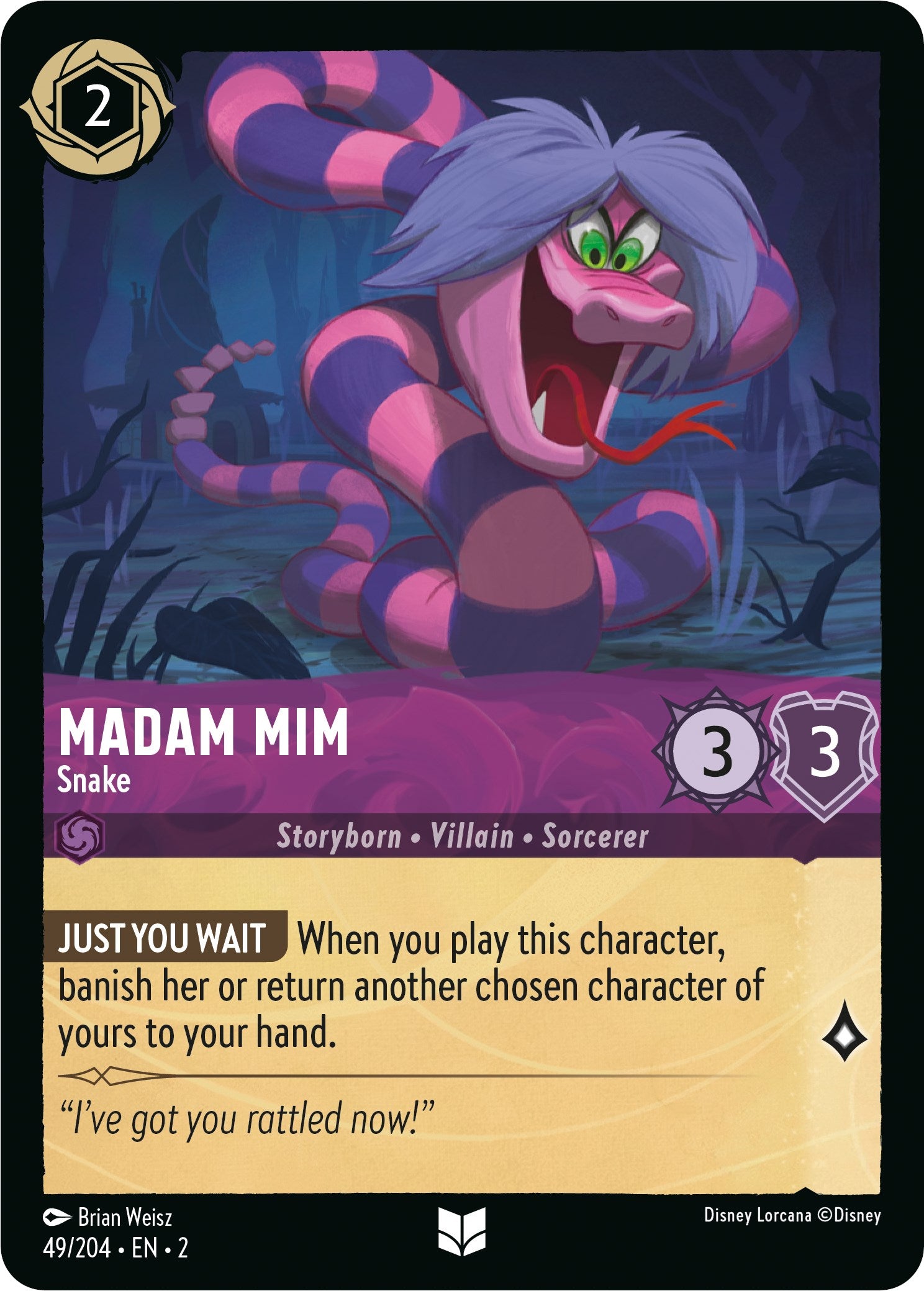 Madam Mim - Snake (49/204) [Rise of the Floodborn] | L.A. Mood Comics and Games