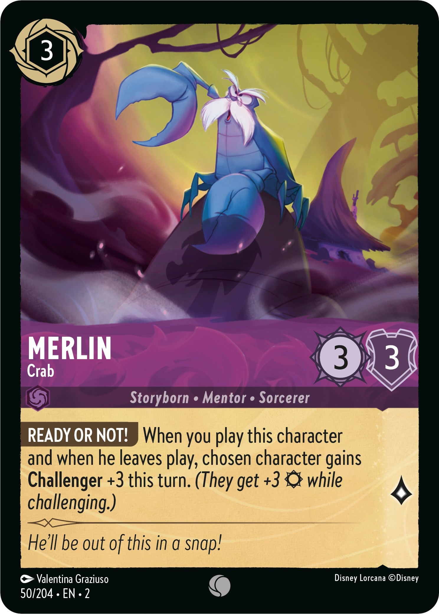 Merlin - Crab (50/204) [Rise of the Floodborn] | L.A. Mood Comics and Games