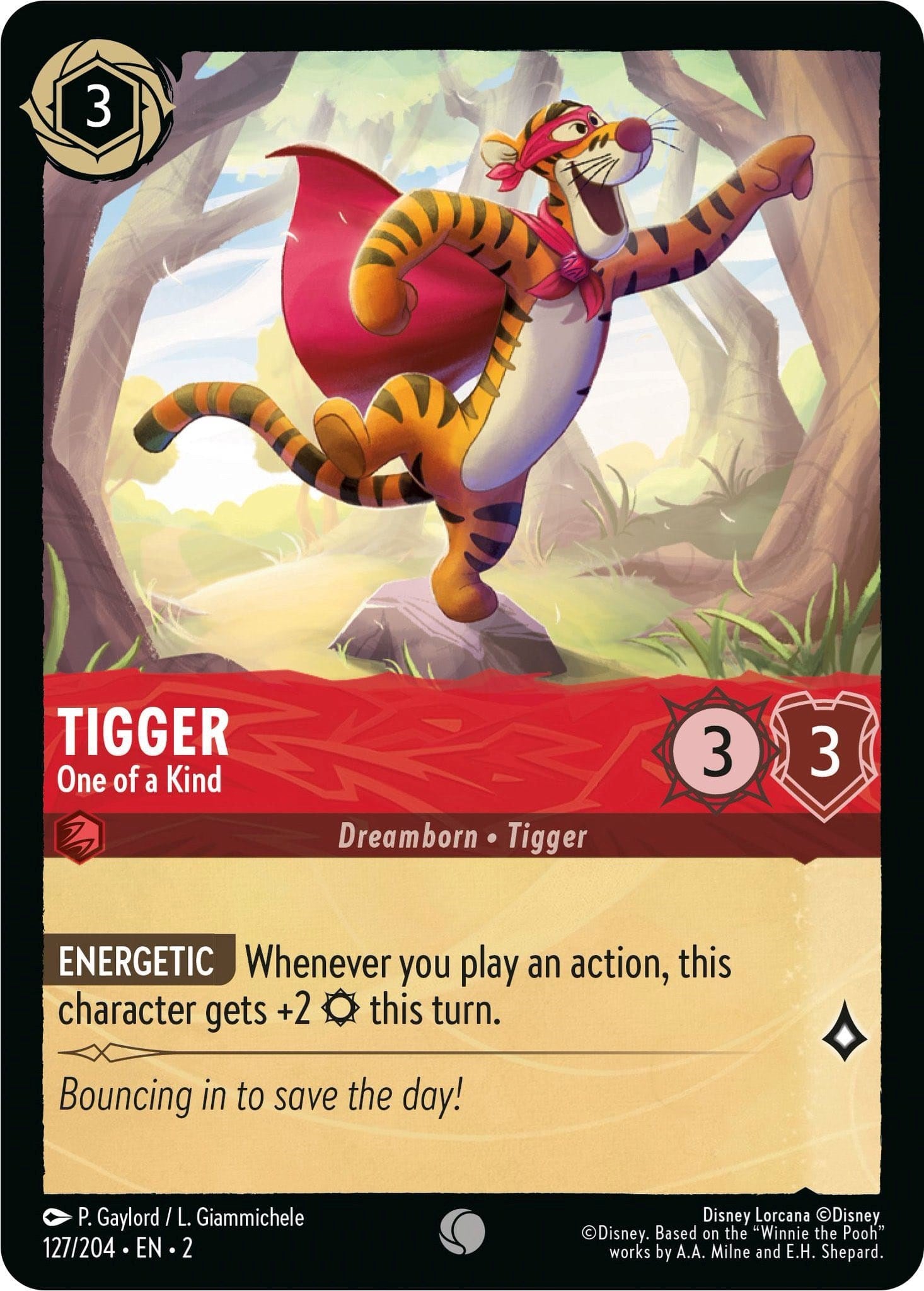 Tigger - One of a Kind (127/204) [Rise of the Floodborn] | L.A. Mood Comics and Games