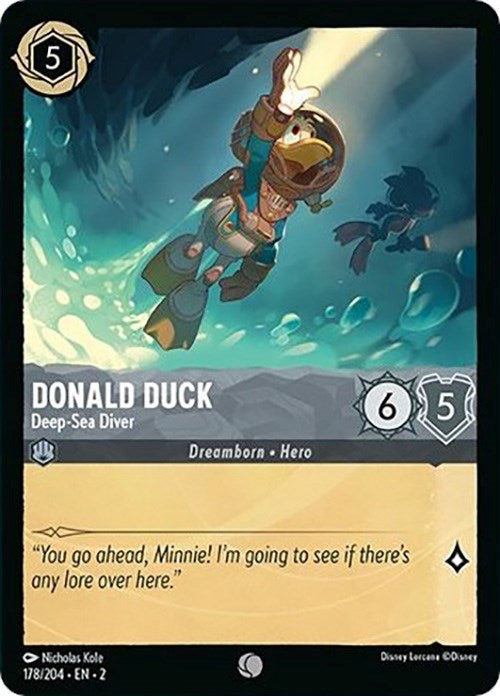 Donald Duck - Deep-Sea Diver (178/204) [Rise of the Floodborn] | L.A. Mood Comics and Games