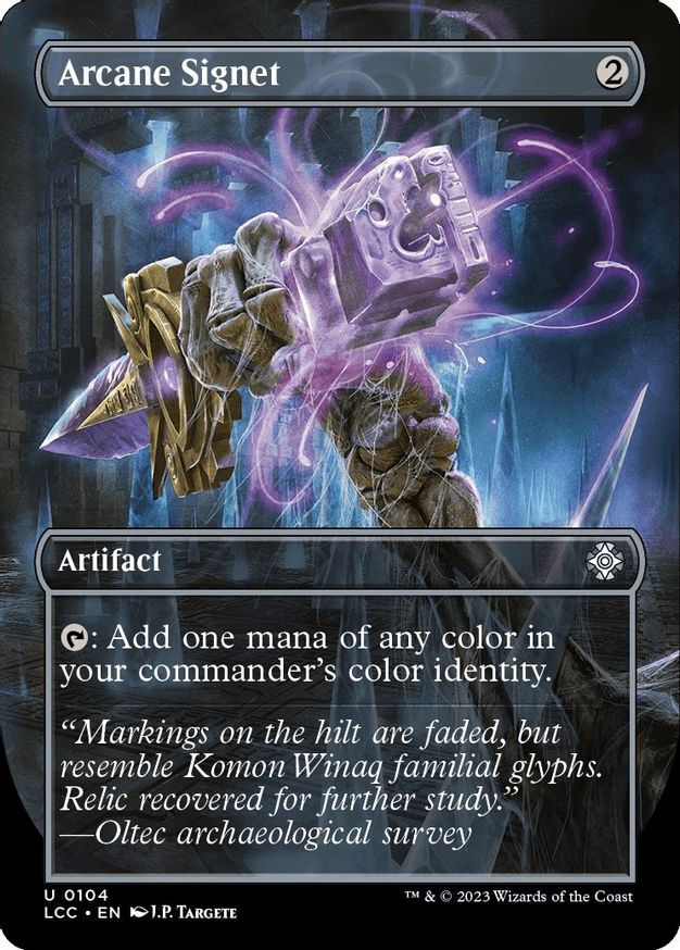 Arcane Signet (Borderless) [The Lost Caverns of Ixalan Commander] | L.A. Mood Comics and Games