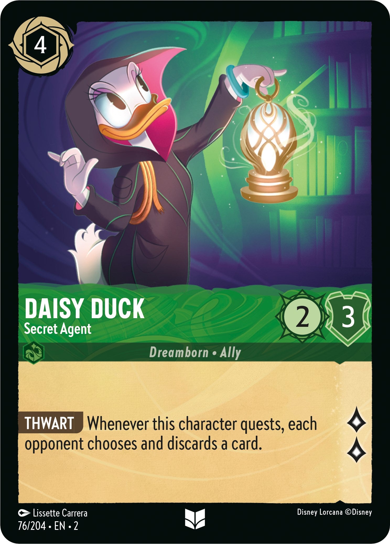 Daisy Duck - Secret Agent (76/204) [Rise of the Floodborn] | L.A. Mood Comics and Games