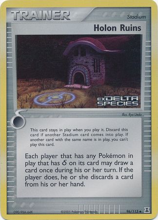 Holon Ruins (96/113) (Stamped) [EX: Delta Species] | L.A. Mood Comics and Games