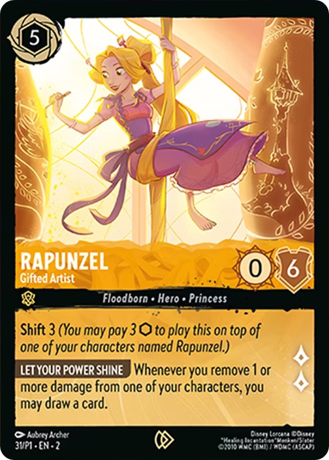 Rapunzel - Gifted Artist (31) [Promo Cards] | L.A. Mood Comics and Games