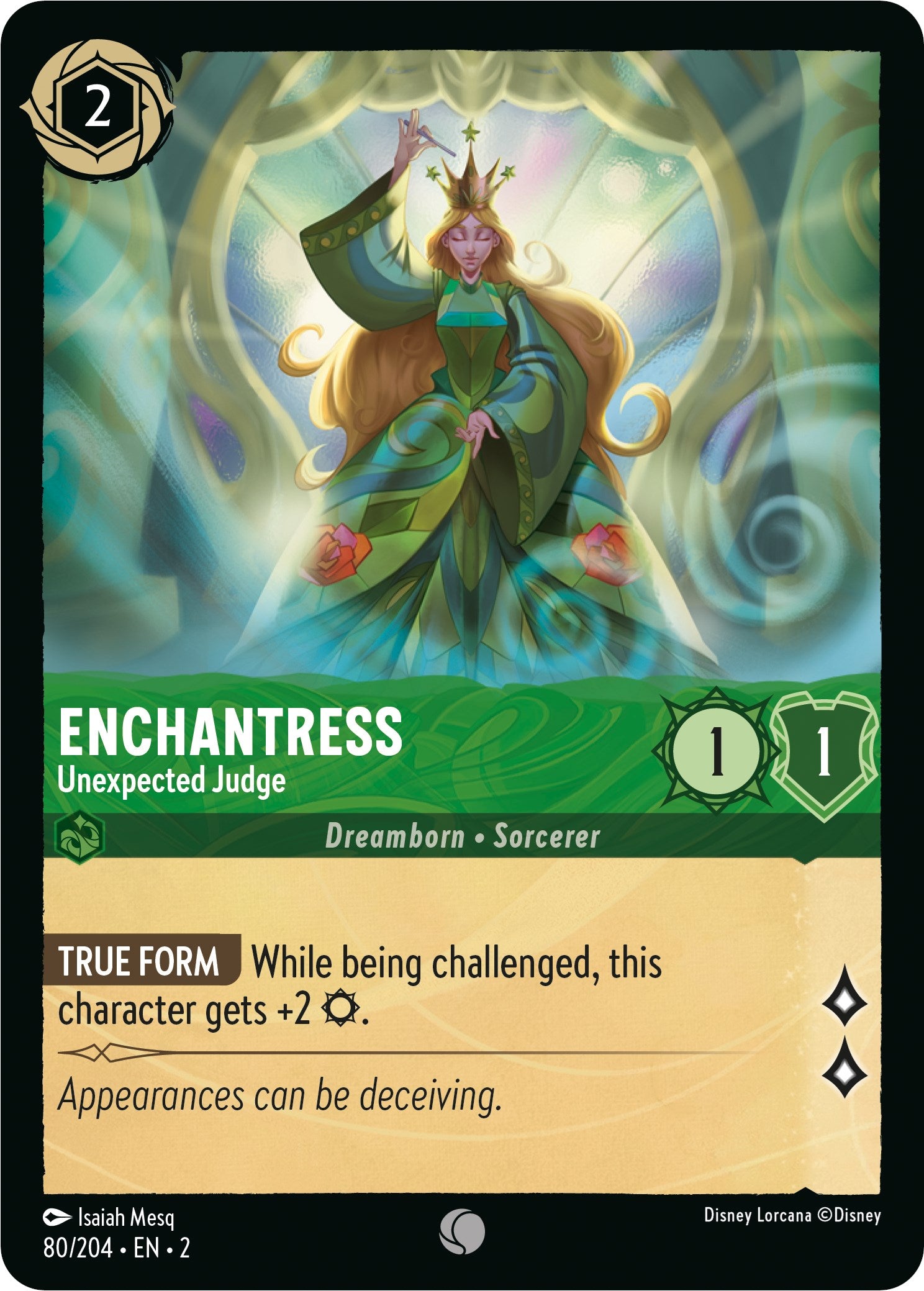 Enchantress - Unexpected Judge (80/204) [Rise of the Floodborn] | L.A. Mood Comics and Games